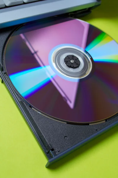 Laptop CD — Stock Photo, Image