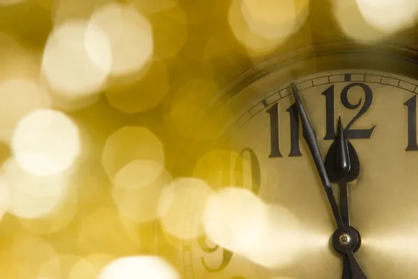 Yeni yıl saati — Stok fotoğraf