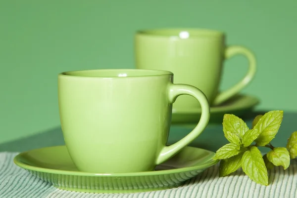 Tea with peppermint — Stock Photo, Image