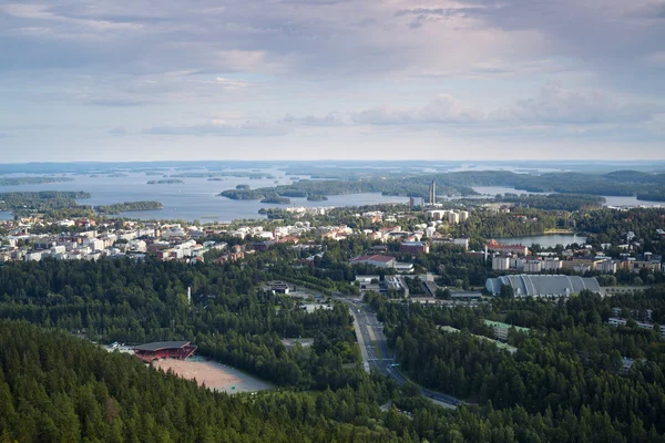 Krajobraz fińskim Kuopio — Zdjęcie stockowe