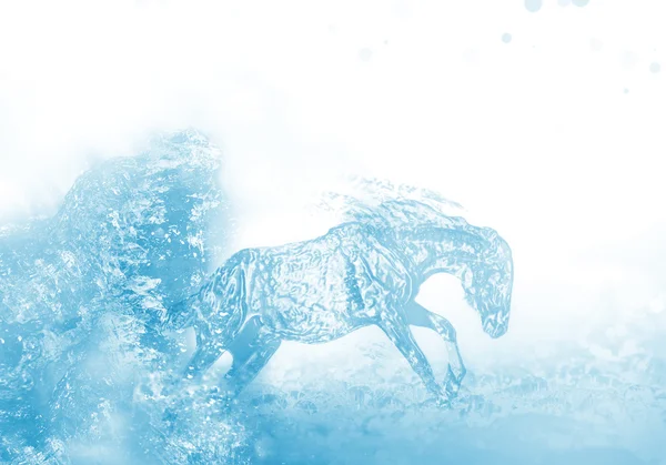 Жидкая лошадь — стоковое фото
