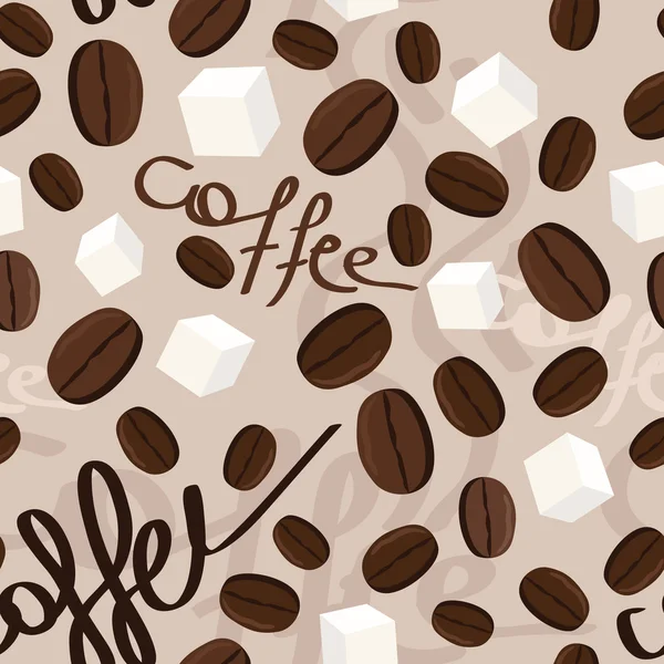 Motif café — Image vectorielle