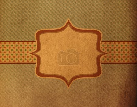 Modèle de carte de vœux rétro 