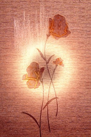 Poppies chics sur la toile .