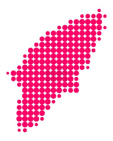 La carte de Rhodos 