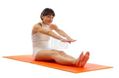 Série de photos de yoga asana 