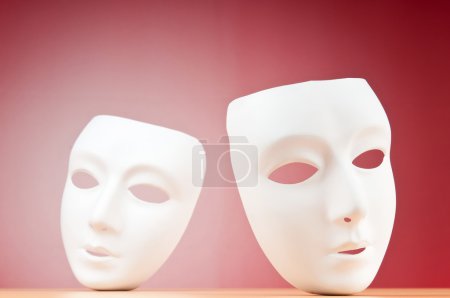 Masques avec concept de théâtre