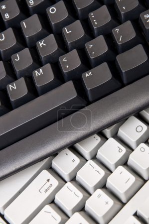 Image de fond du clavier de l'ordinateur 