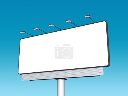 Panneau d'affichage vide 