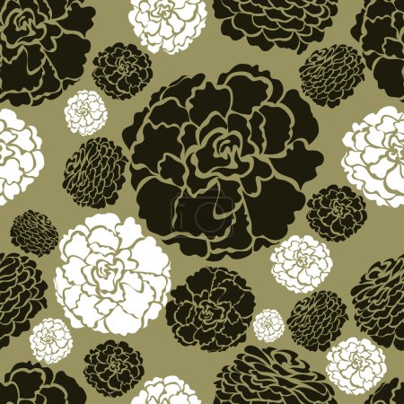 Modèle floral sans couture