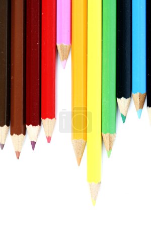 Gros plan crayon .