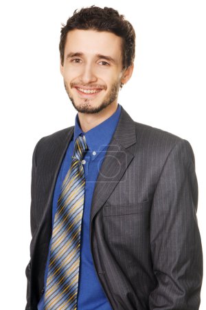 Jeune homme d'affaires beau 