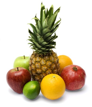 groupe de fruits frais 