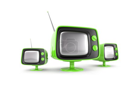 Élégant TV rétro 