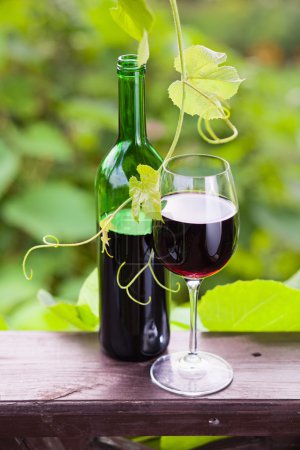 Vin rouge.