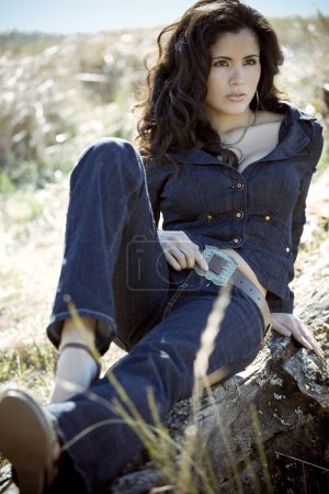 Belle femme hispanique 