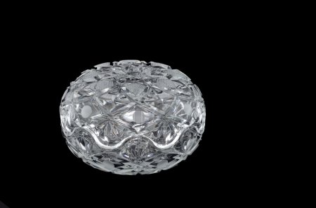 Vase en verre de cristal 