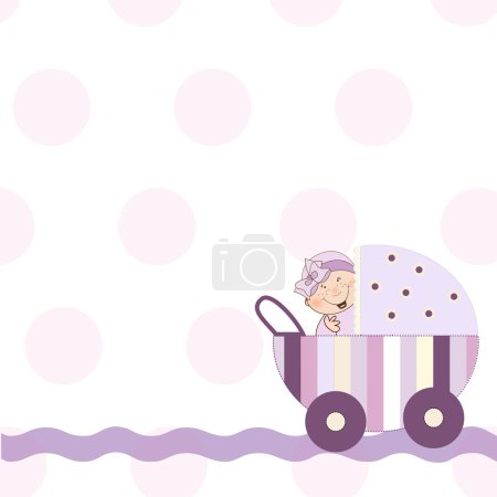 Bienvenue, carte d'annonce bébé 