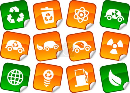 Autocollants écologie .
