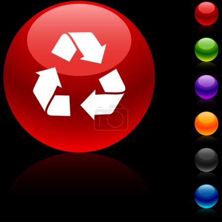 Icône de recyclage.