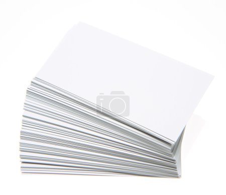 Cartes professionnelles vierges 