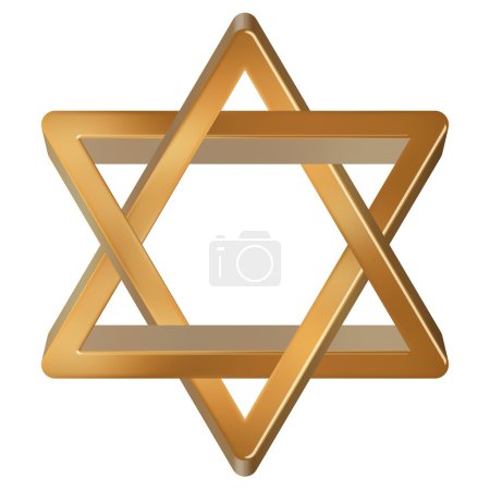 Étoile d'or de David 