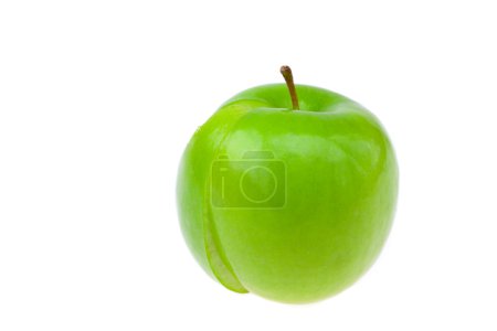 Pommes isolées sur blanc