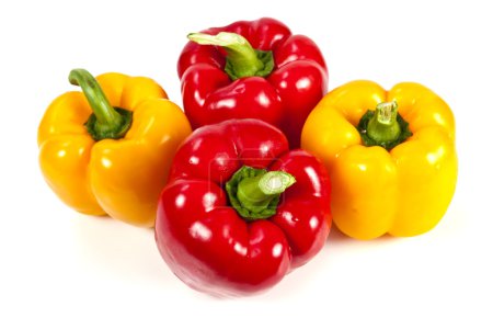 Poivron rouge et jaune 
