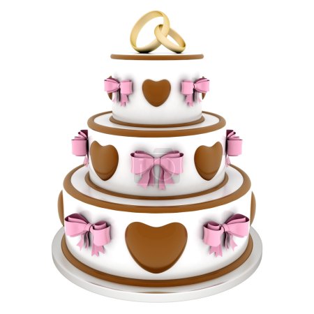 Magnifique gâteau de mariage 