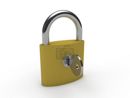 Clé cadenas 3d or 