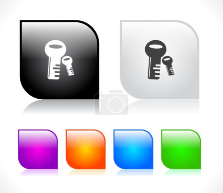 Boutons pour le web. Vecteur .