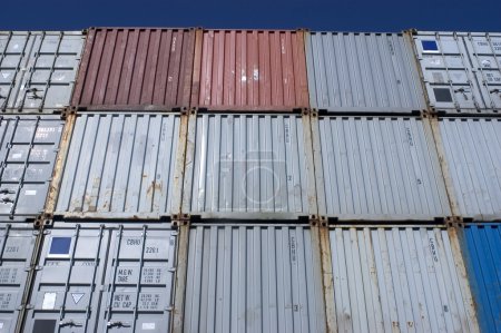 Conteneur sur le port 