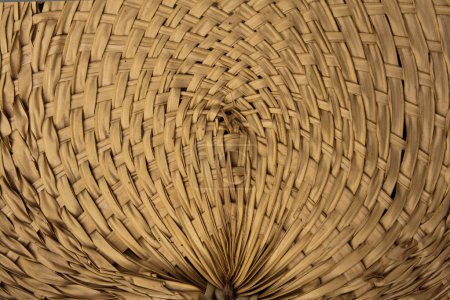 Courbe en bois thaïlandaise motif osier 