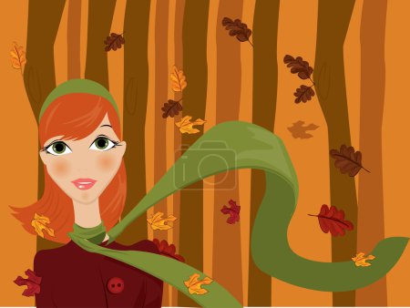 Femme d'automne 