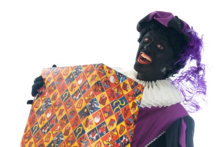 Zwarte Piet avec présent 