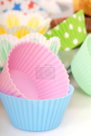 Variété de doublures de cupcake 