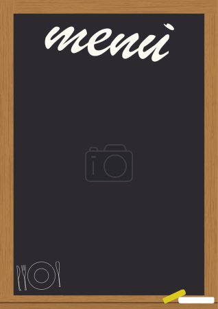 tableau noir menu 