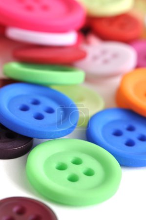 Boutons colorés 